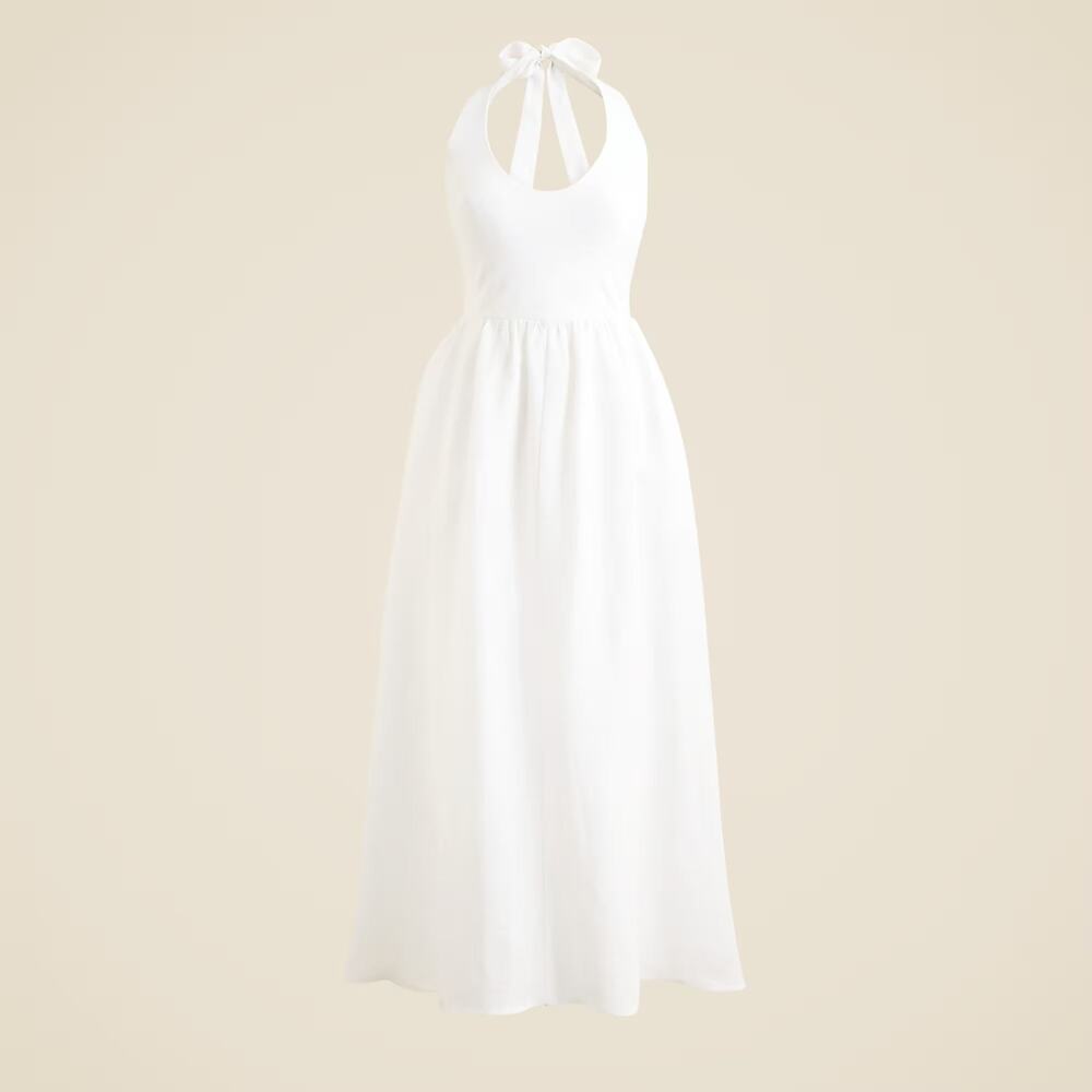 J.Crew Halter Mixy Midi Dress - XS